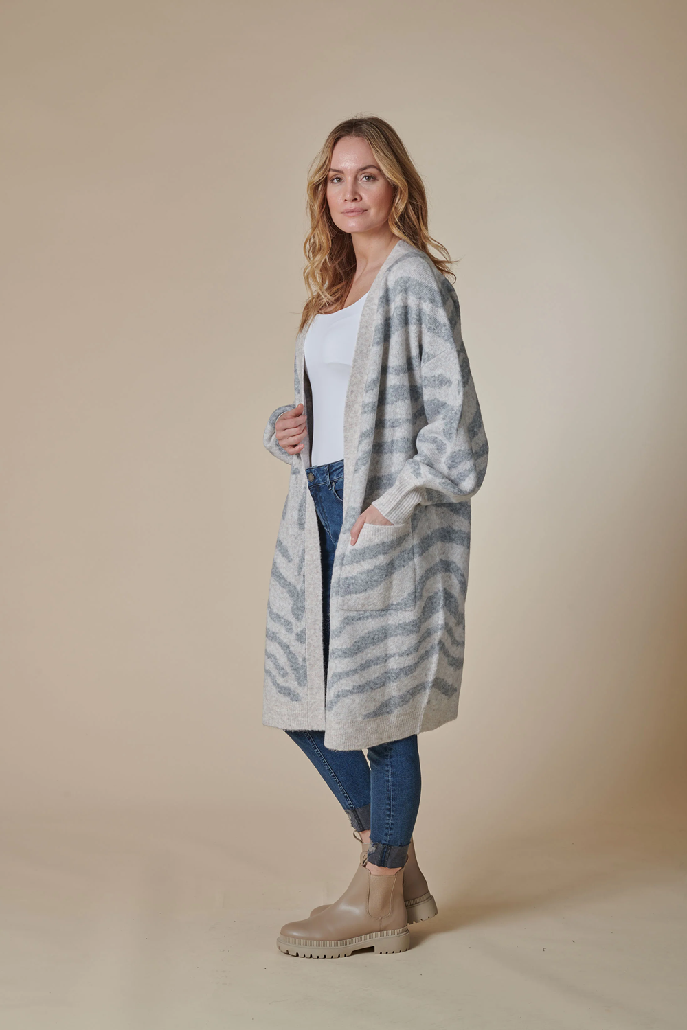 ZHRILL ZH NAYA ZEBRA Größe: XXS/XS Farbe: GREY