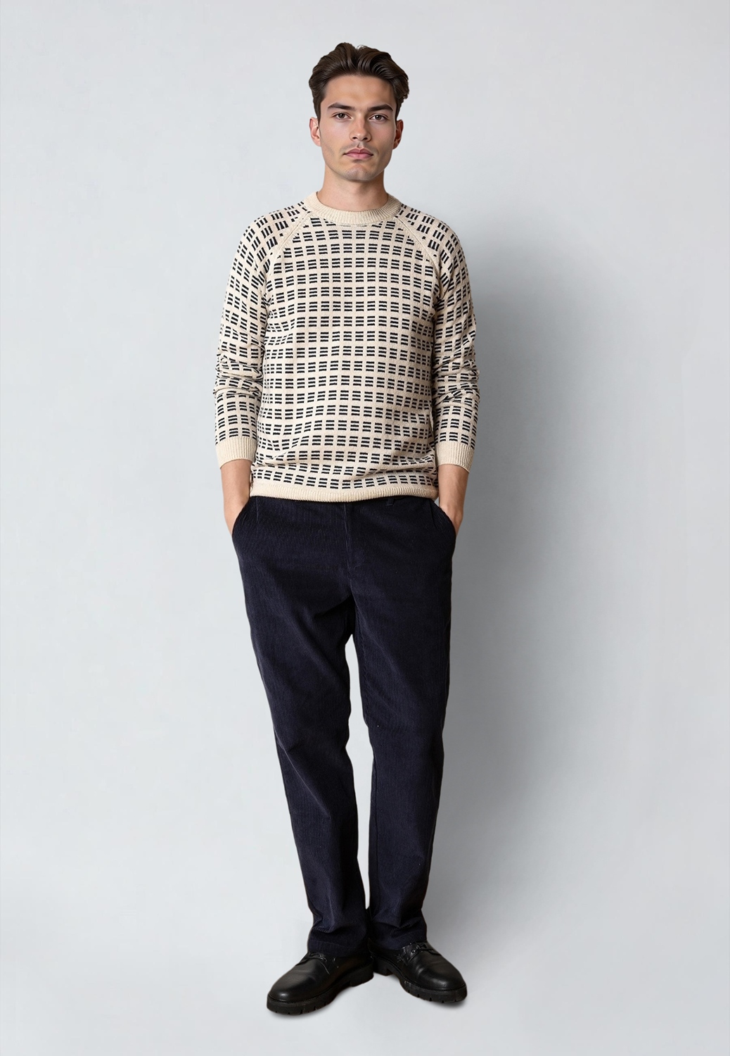 CLEANCUT COPENHAGEN QUINCY KNIT Größe: L Farbe: ECRU