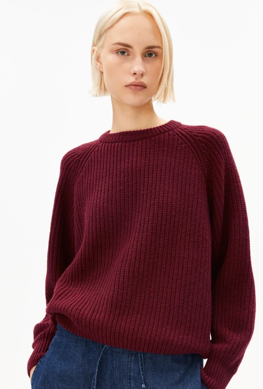 ARMEDANGELS RIB KNIT SWEATER