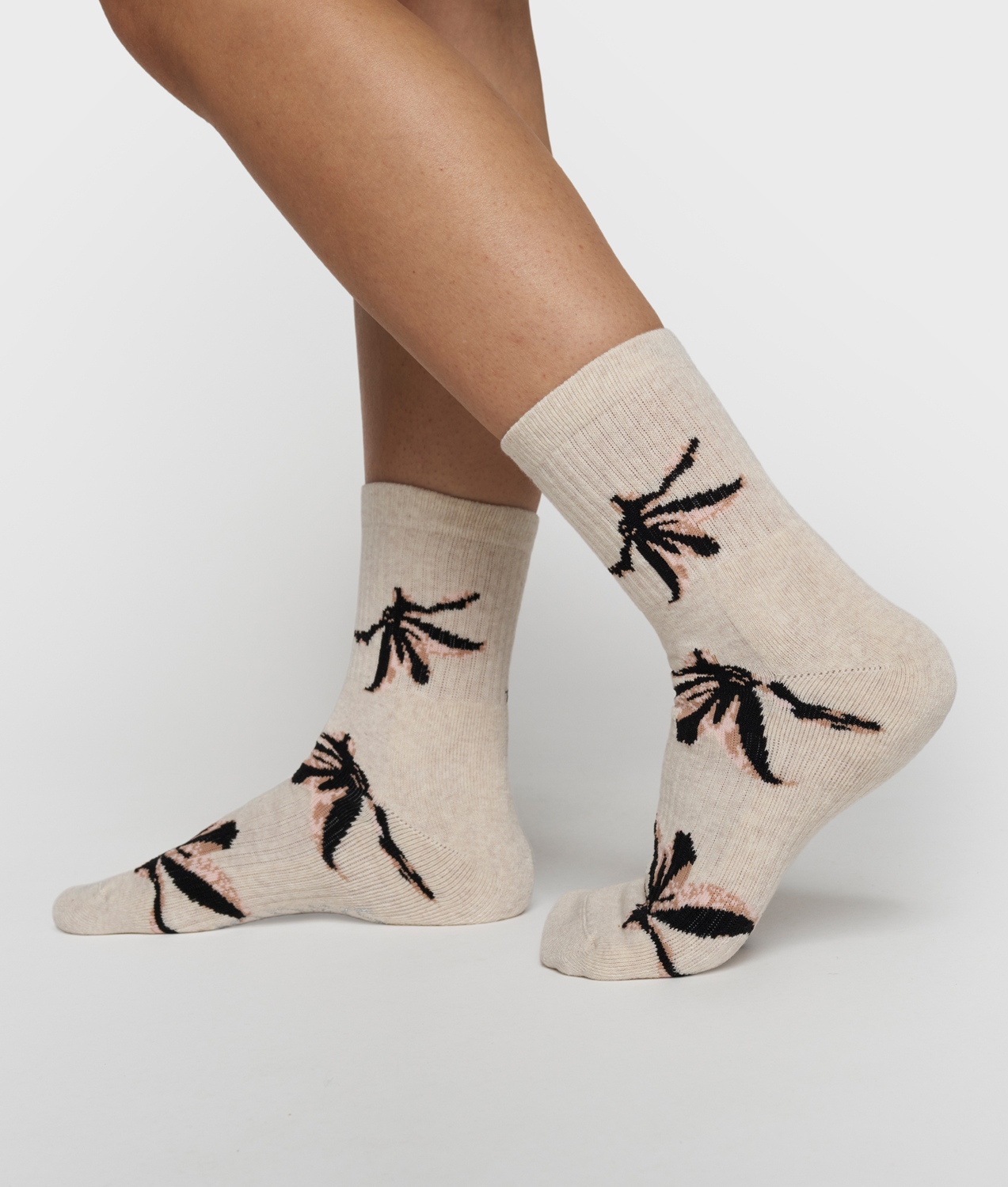 10DAYS SOCKS ALL-OVER FLOWER