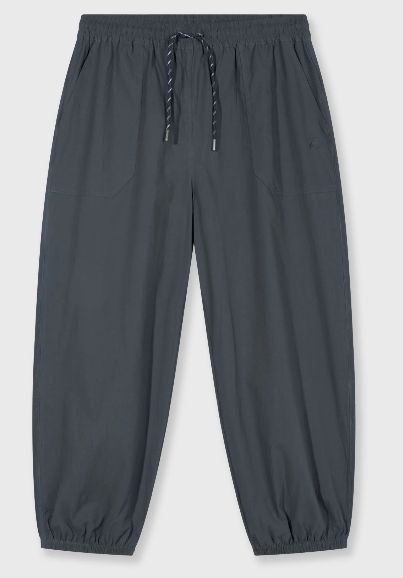 10DAYS CRINKLE JOGGER Größe: S Farbe: STEEL BLUE