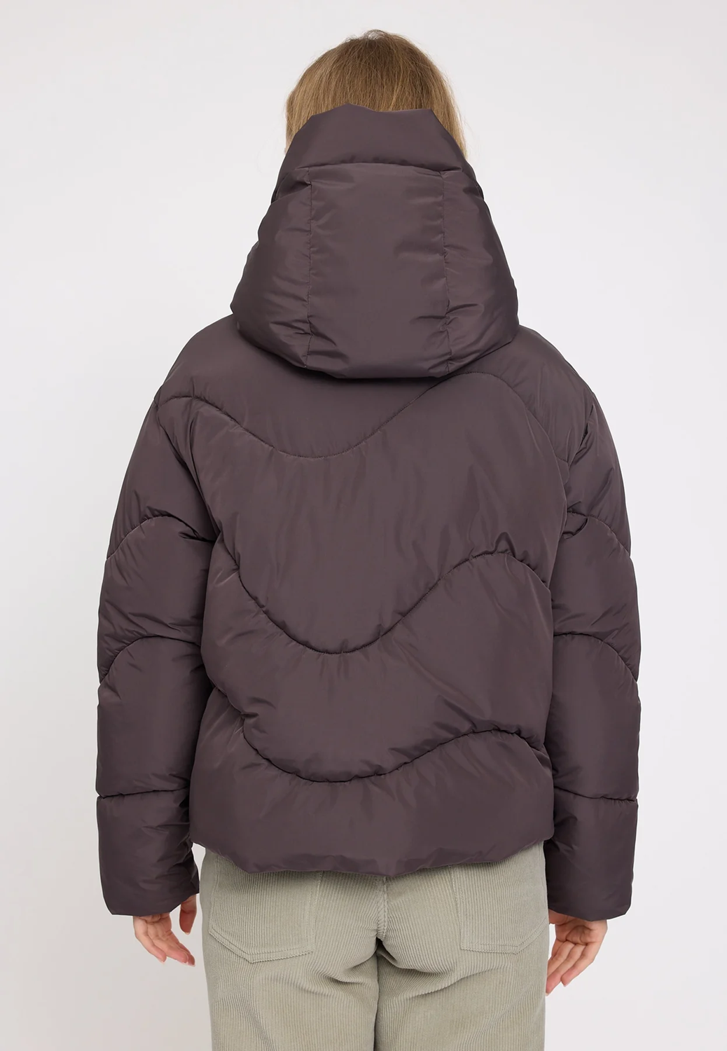 MAZINE WAVES QUILT PUFFER CAOT Größe: M Farbe: EGGPLANT